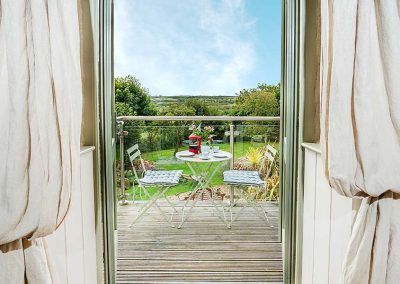 Old Pear Tree Barn Living Area Balcony Views